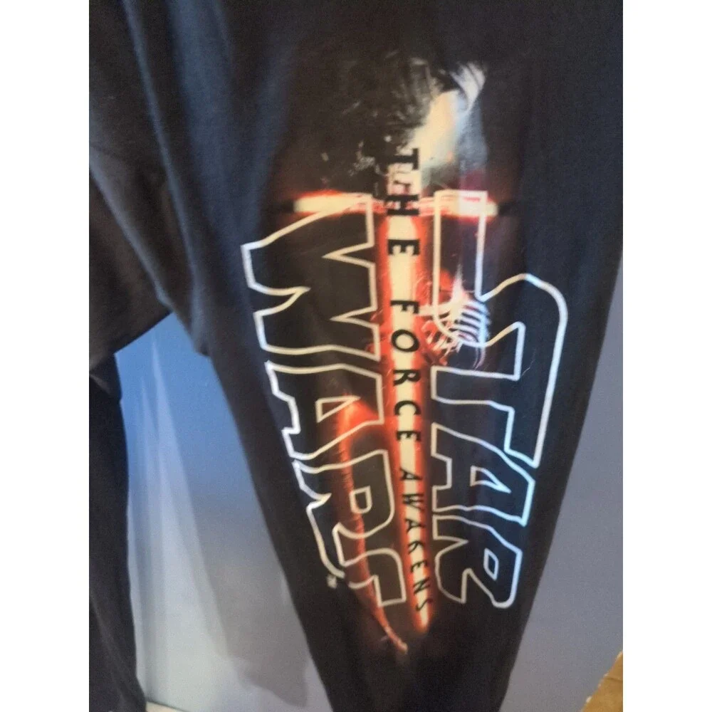 Star Wars The Force Awakens Mens Medium Cotton Blend Black Pocket Joggers gamers